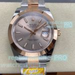 Super Reissue Rolex Datejust II ARF 3235 Rose Gold Two-Tone 904L Oyster Watch 41mm 